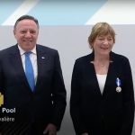 Le Premier ministre du Québec François Legault et la réalisatrice Léa Pool