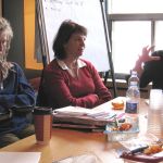 (2008) De gauche à droite: Ève Lamont, Nicole Giguère, Lucette Lupien.